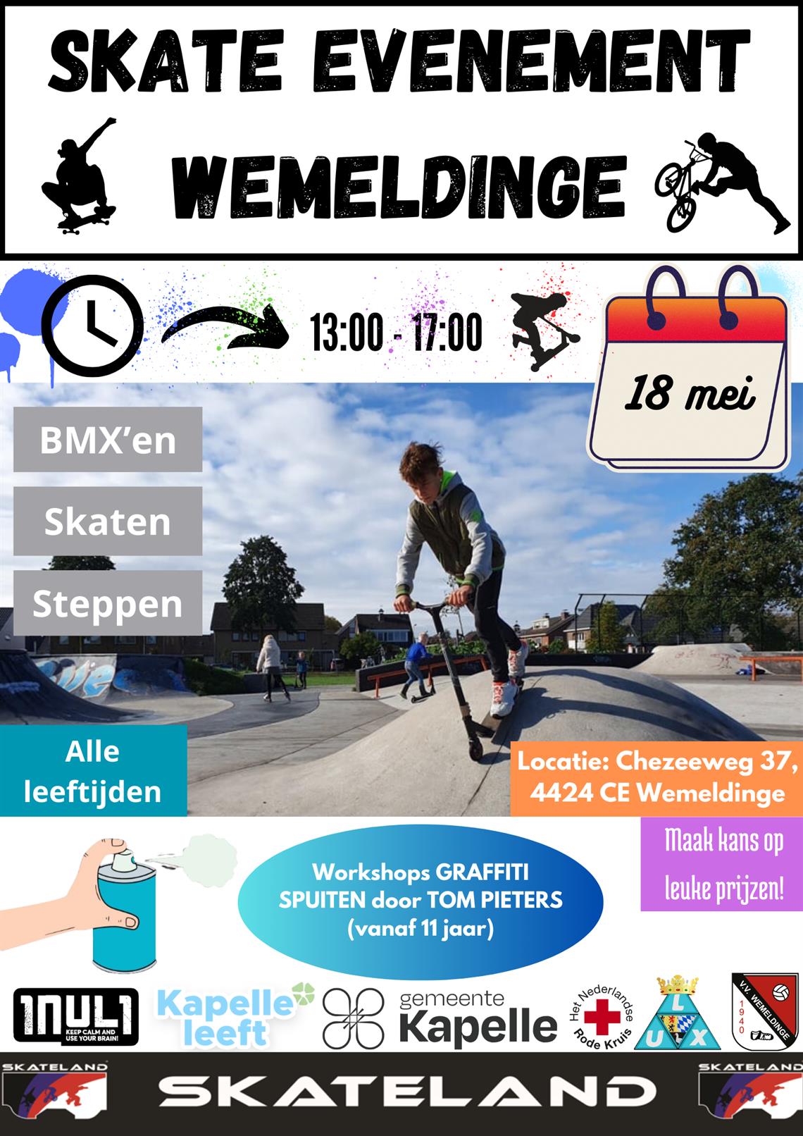 Skate-Evenement Wemeldinge